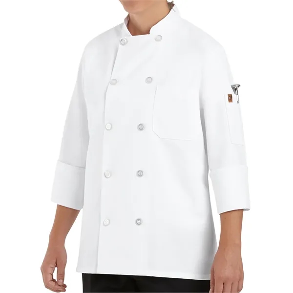 Red Kap Culinary - Women's Ten Pearl Button 28.5" Chef Coat... from ASI 86018 Scrub Authority / Uniform Stores
