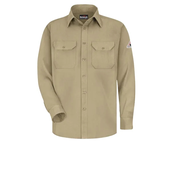 Bulwark - Uniform Shirt - 5.8 Oz Dress - Khaki... from ASI 86018 Scrub Authority / Uniform Stores