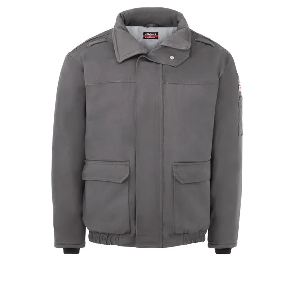 Bulwark Outerwear - Men's Insulated Bomber Comfortouch 7Oz... from ASI 86018 Scrub Authority / Uniform Stores