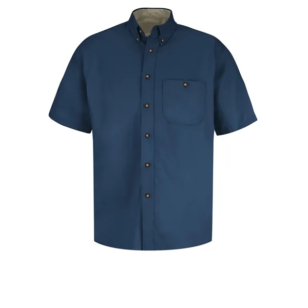 Red Kap Shirts - Men's Short Sleeve Cotton Contrast Dress... from ASI 86018 Scrub Authority