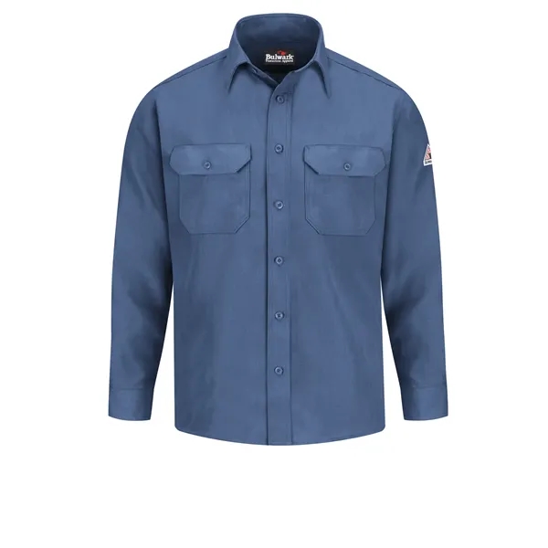 Bulwark - Nomex Uniform Shirt - Deluxe 4.5Oz Gulf Blue... from ASI 86018 Scrub Authority