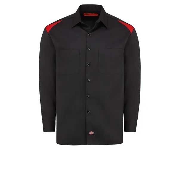 Dickies Shirts - Men's Long Sleeve Performance... from ASI 86018 Scrub Authority / Uniform Stores