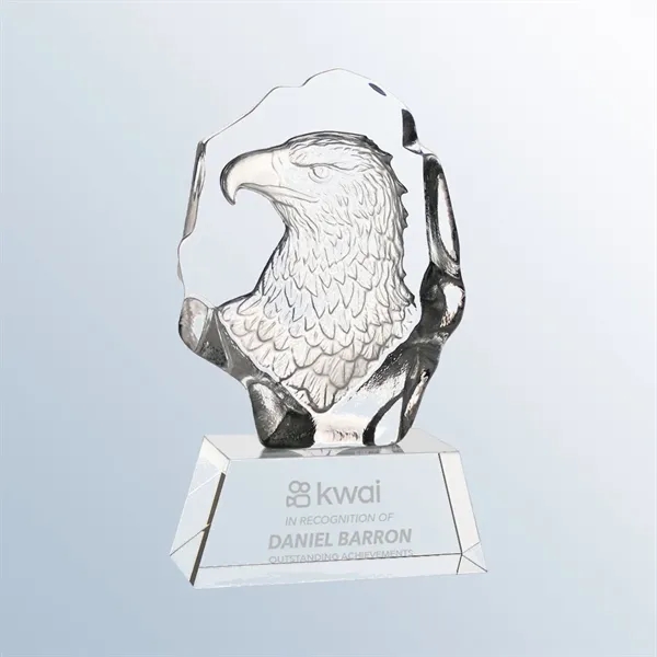 Optic Crystal Award with Eagle Design with two base options... from ASI 31517 Admart Products / Admart Line
