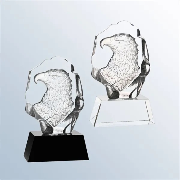 Optic Crystal Award with Eagle Design with two base options... from ASI 31517 Admart Products / Admart Line