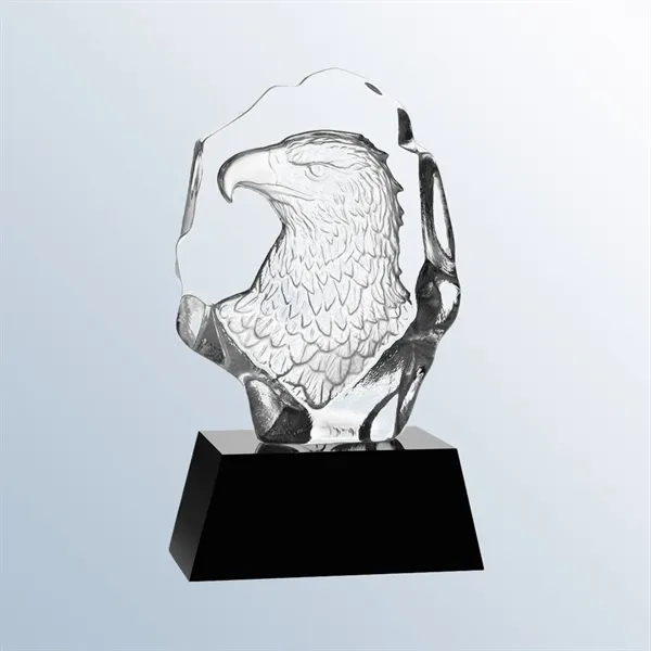 Optic Crystal Award with Eagle Design with two base options... from ASI 31517 Admart Products / Admart Line