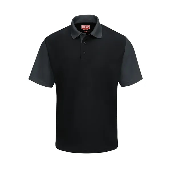 Red Kap Shirts - Men's Short Sleeve Performance Knit Colo...... from ASI 86018 Scrub Authority / Uniform Stores