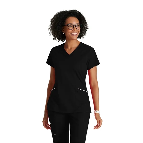 Barco One - Women's 2 Pocket V-Neck Scrub Top... from ASI 86018 Scrub Authority / Uniform Stores