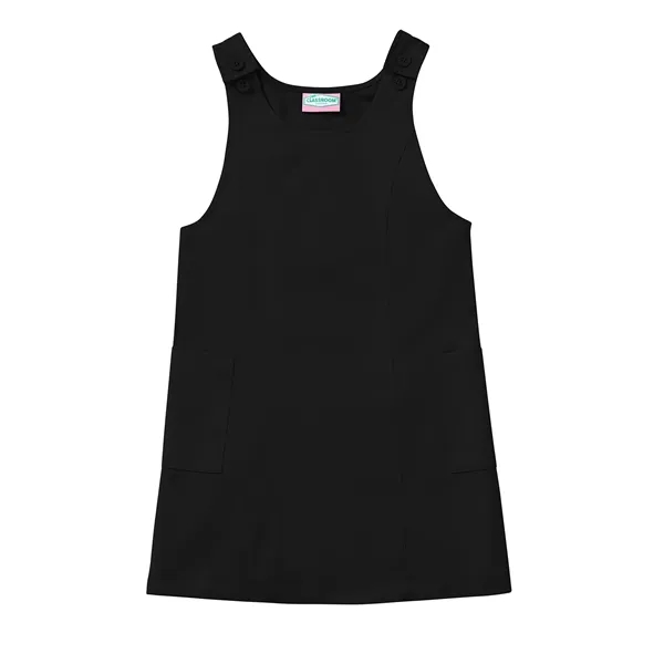 Classroom Uniforms Girls Youth Princess Seam Jumper... from ASI 86018 Scrub Authority / Uniform Stores