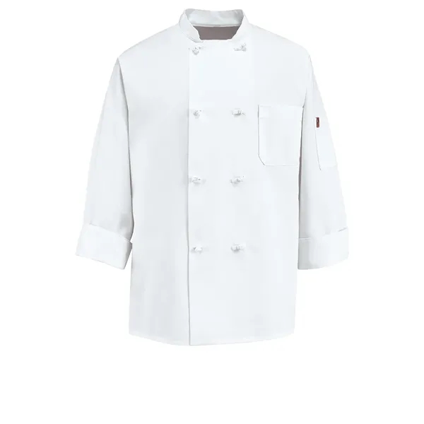 Red Kap Culinary - Unisex Eight Knot Button 30" Chef Coat... from ASI 86018 Scrub Authority / Uniform Stores
