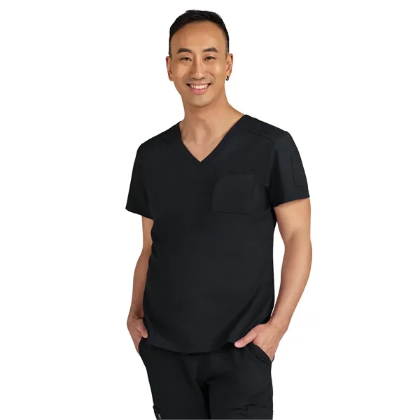 koi - Cureology - Men's Chest Pocket V-Neck Arthro Scrub Top... from ASI 86018 Scrub Authority / Uniform Stores