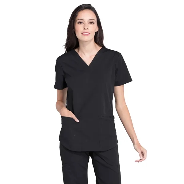 Cherokee - Workwear Professionals - Women's V-Neck Top... from ASI 86018 Scrub Authority