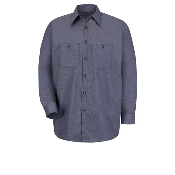 Red Kap Shirts - Men's Long Sleeve Industrial Striped Work... from ASI 86018 Scrub Authority