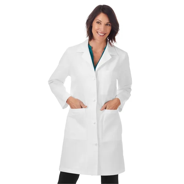 Meta Knot Button Tablet Lab Coat... from ASI 86018 Scrub Authority / Uniform Stores