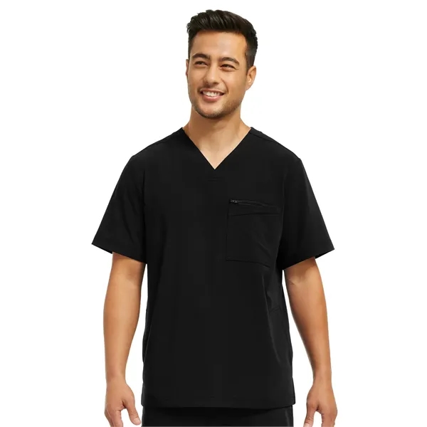 White Cross - CRFT - Men's 4-Pocket V-Neck Scrub Top... from ASI 86018 Scrub Authority / Uniform Stores