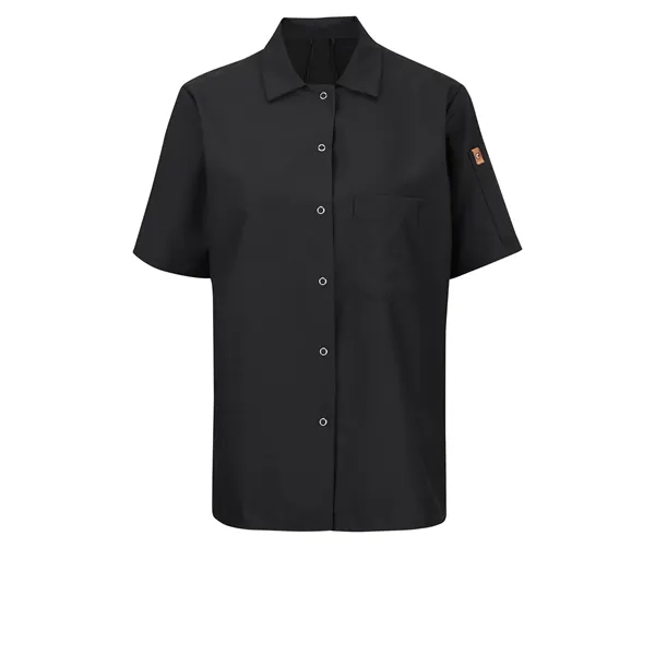 Red Kap Women's Short Sleeve Cook Shirt with Oillblok and Mimix... from ASI 86018 Scrub Authority / Uniform Stores