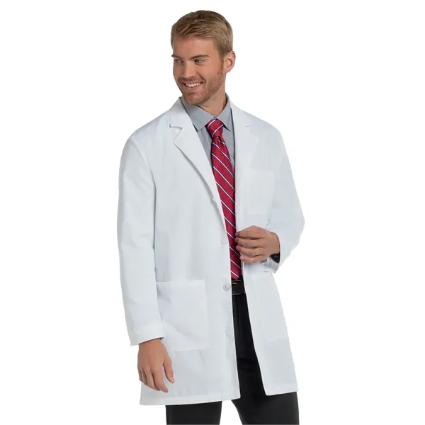 Landau Men's 3-Pocket Mid-Length Lab Coat... from ASI 86018 Scrub Authority / Uniform Stores