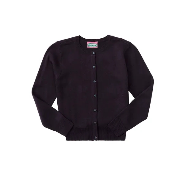Classroom Uniforms Girls Cardigan Sweater... from ASI 86018 Scrub Authority / Uniform Stores