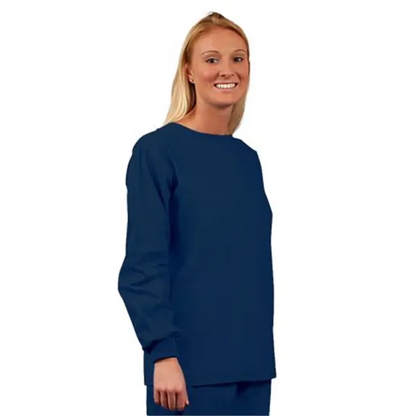 Fashion Seal - Poplin - Unisex No Pocket Long Sleeve Scru...... from ASI 86018 Scrub Authority / Uniform Stores