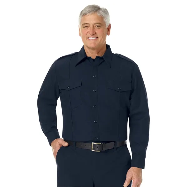 Workrite Shirts - Men's Classic Long Sleeve Fire Chief... from ASI 86018 Scrub Authority