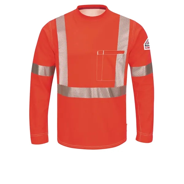 Bulwark - iQ Series Shirt - Men's Reflective Trim... from ASI 86018 Scrub Authority / Uniform Stores