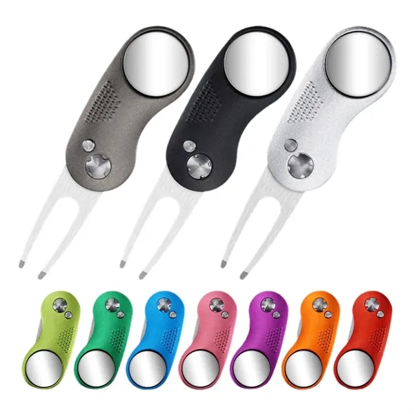 Foldable golf divot repair tool plus laser engraving1 location plus shipping... from ASI 37218 Athena Promo (tm)