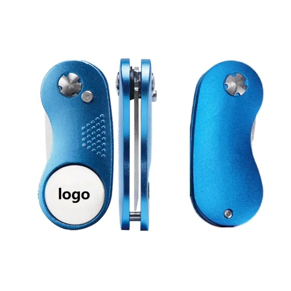 Foldable golf divot repair tool plus laser engraving1 location plus shipping... from ASI 37218 Athena Promo (tm)