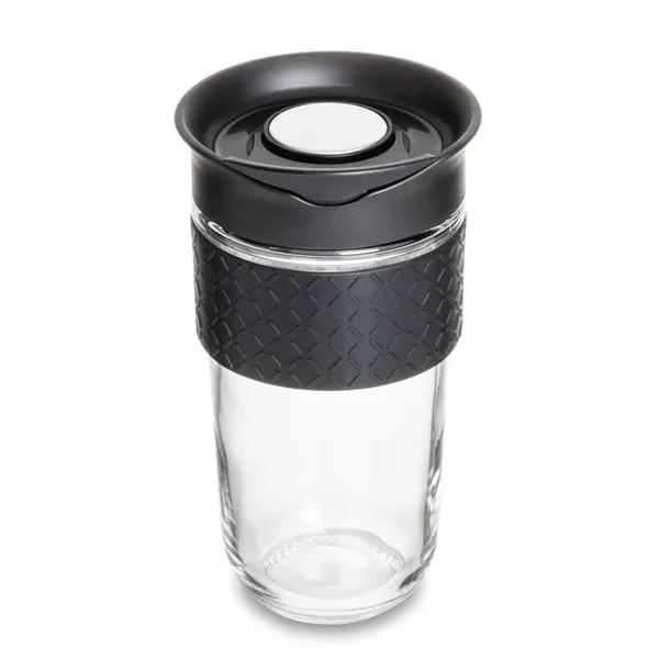The Adana Glass Large Tumbler with Silicone Band offers a sleek... from ASI 84592 St Regis Group