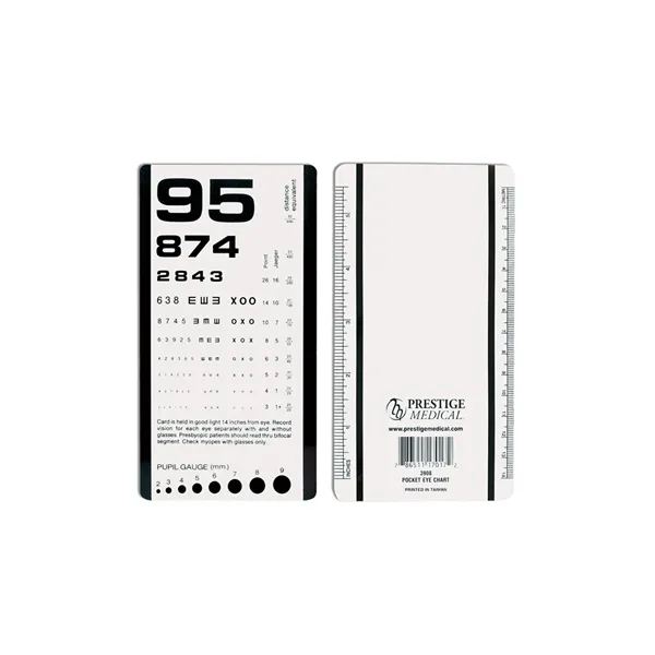 Prestige Medical - Pocket Eye Chart... from ASI 86018 Scrub Authority / Uniform Stores