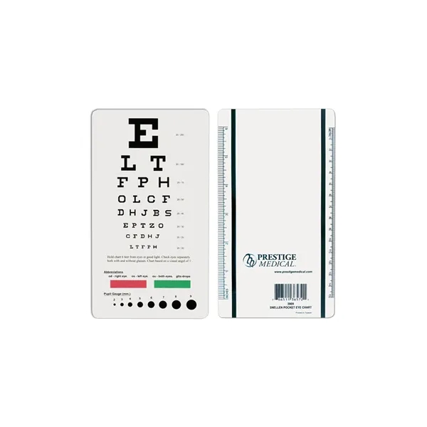 Prestige Medical - Snellen Pocket Eye Chart... from ASI 86018 Scrub Authority / Uniform Stores