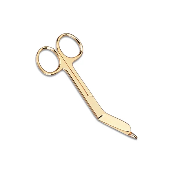 Prestige Medical - 4.5" Gold Plated Bandage Scissors... from ASI 86018 Scrub Authority / Uniform Stores