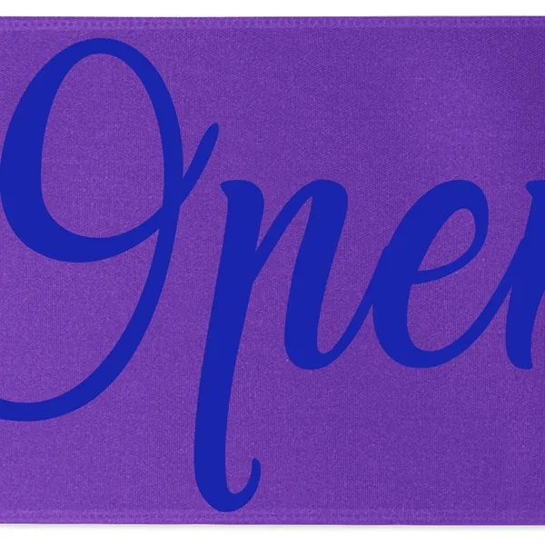 Large Badge Satin Ribbon.... from ASI 37940 Bag Makers Inc