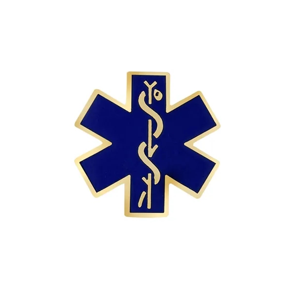 Prestige Medical - Star of Life Pin Cloisonne... from ASI 86018 Scrub Authority / Uniform Stores