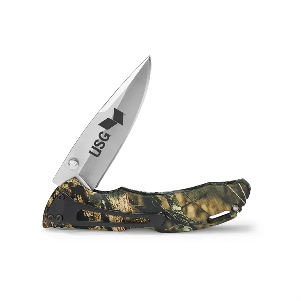 Lockback knife with a 3 1/8" stainless blade and a 4... from ASI 46170 Compass Industries Inc