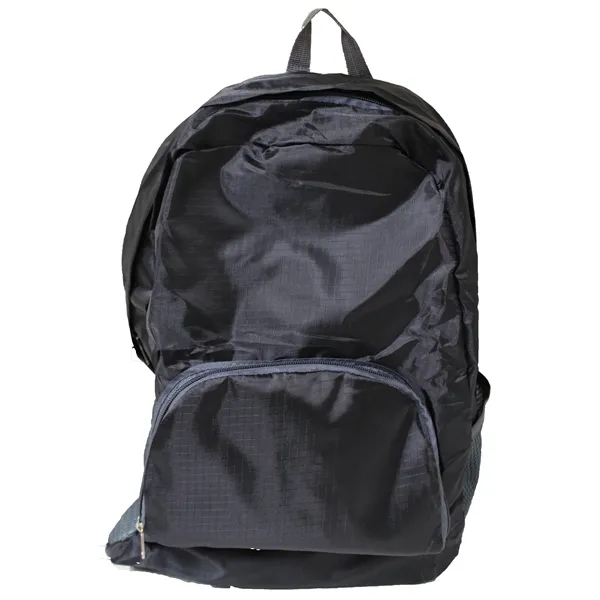 Foldable Water Resistant Backpack Bag, with 1 Outside Pocket, 2 side... from ASI 36988 Artek USA Inc