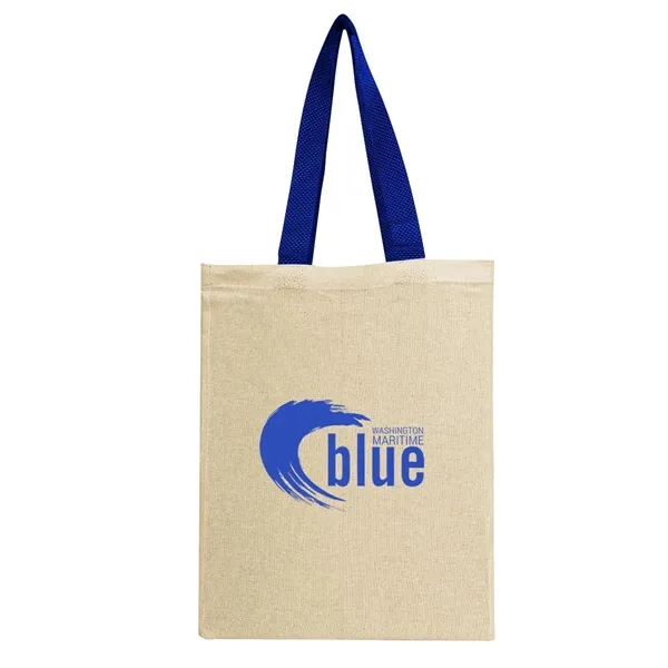 Grocery tote bag made of natural cotton canvas material.... from ASI 63549 Jornik Manufacturing Corp