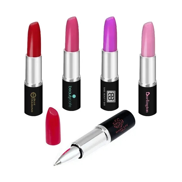Novelty cap off ballpoint lipstick pen.... from ASI 31517 Admart Products / Admart Line