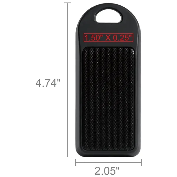 Douglas Park Bluetooth Speaker with Carabiner comes with a high-capacity lithium... from ASI 90154 Sunjoy Group Inc