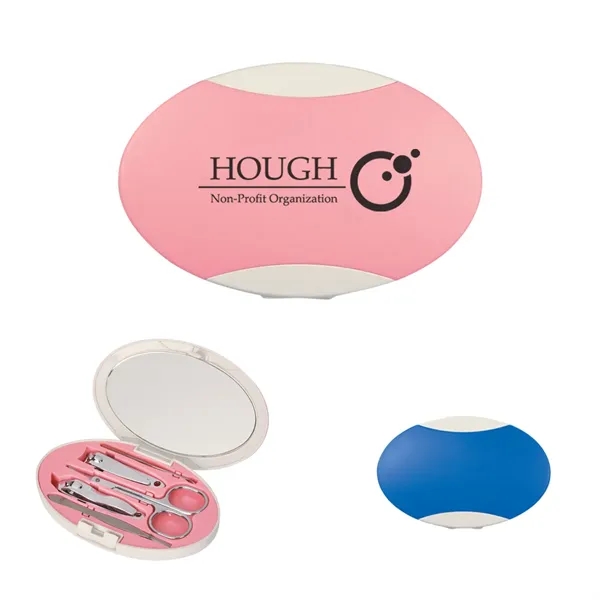 Manicure set with large mirror inside.... from ASI 61125 Hit Promotional Products / Hit®