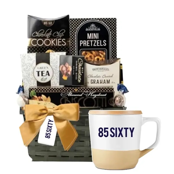 Gift Basket with Tea and Cookies... from ASI 89971 Stuff A Mug