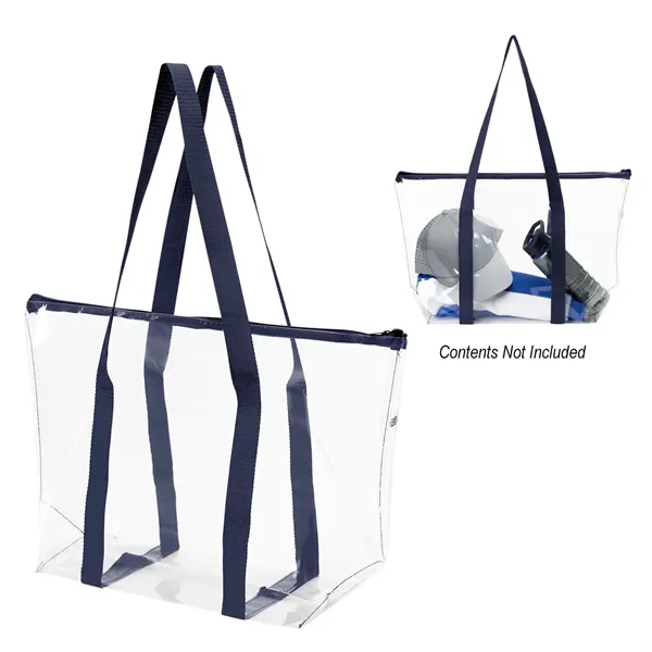 7" x 13" x 20" clear tote bag with 22" handles... from ASI 61125 Hit Promotional Products / Hit®