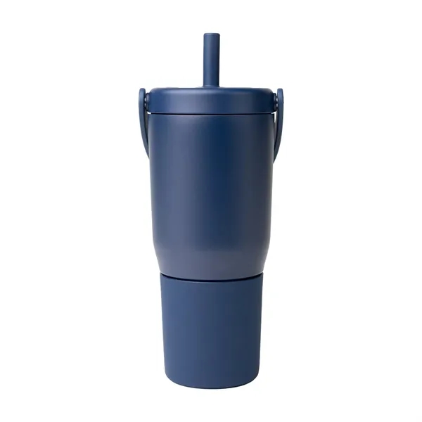 35 oz. insulated stainless steel tumbler with straw, lid and handle.... from ASI 61125 Hit Promotional Products / Hit®
