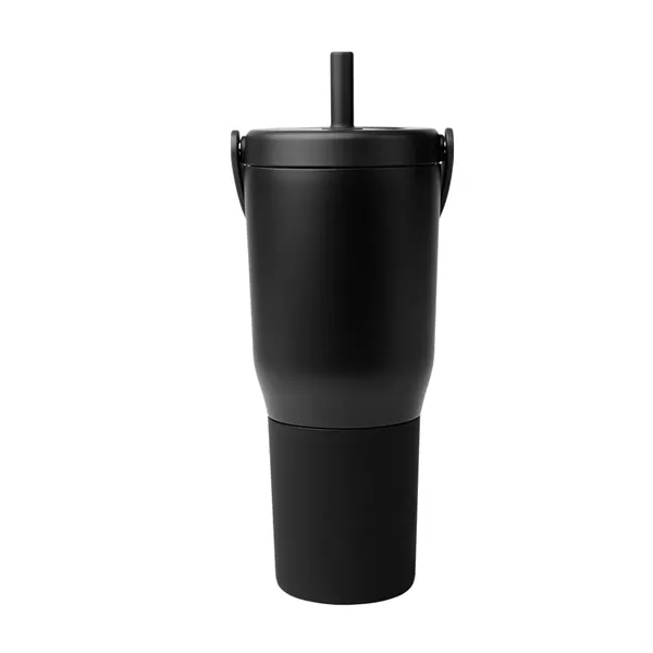 25 oz. insulated stainless steel tumbler with lid, straw and handle.... from ASI 61125 Hit Promotional Products / Hit®