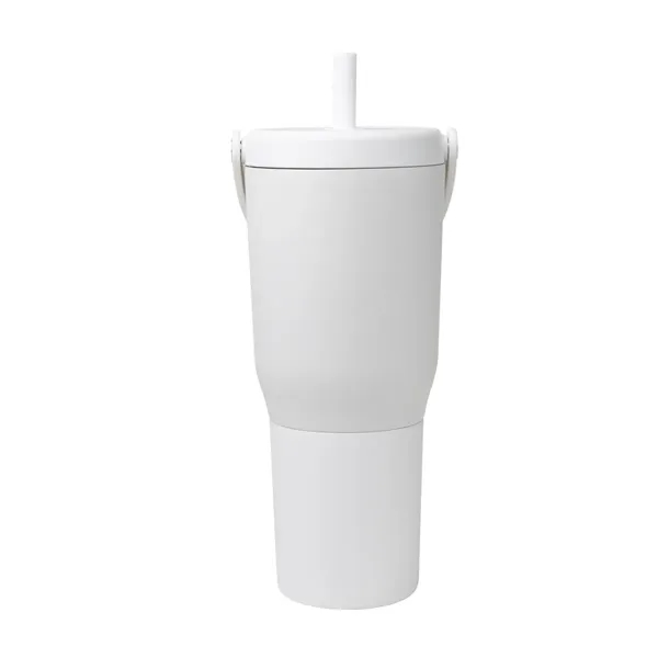25 oz. insulated stainless steel tumbler with lid, straw and handle.... from ASI 61125 Hit Promotional Products / Hit®