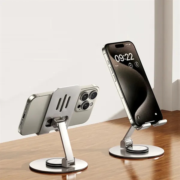 360-degree rotating base phone holder plus 1c1p silkscreen or laser engraving... from ASI 37218 Athena Promo (tm)
