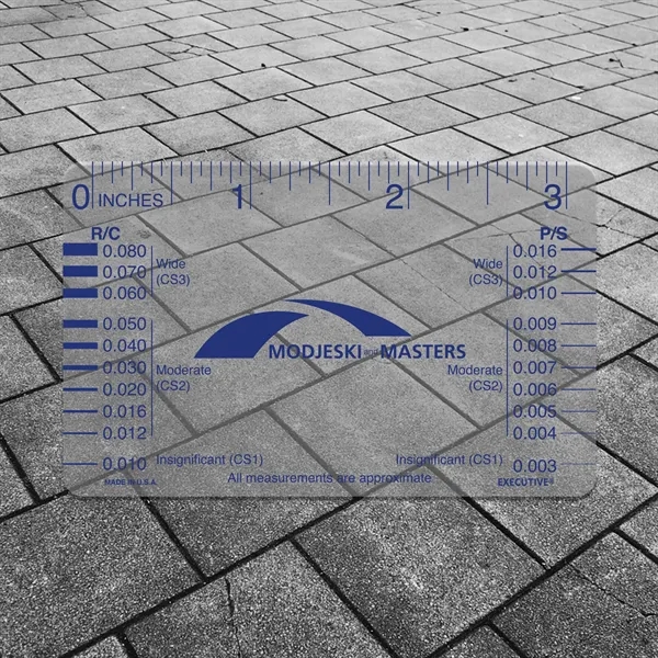 The Crack Gauge helps determine the width of a crack by... from ASI 53430 Executive Line / Executive Line®