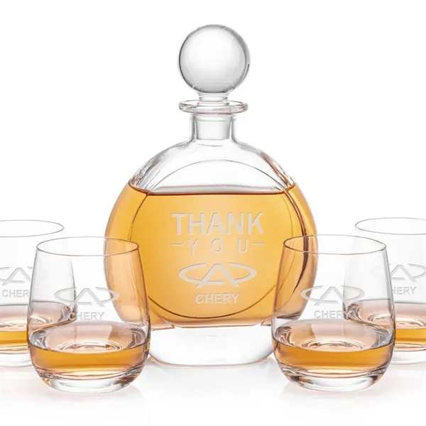 The Bonello Decanter Set brings timeless elegance to your home bar,... from ASI 84592 St Regis Group