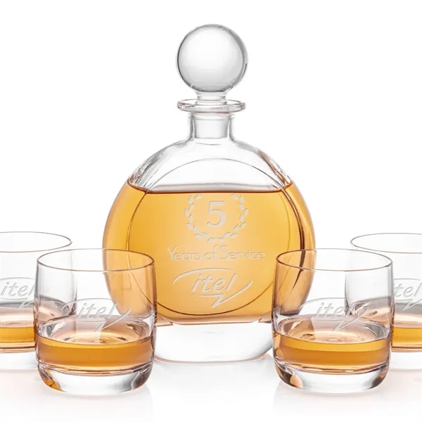 The Bonello Decanter Set brings timeless elegance to your home bar,... from ASI 84592 St Regis Group