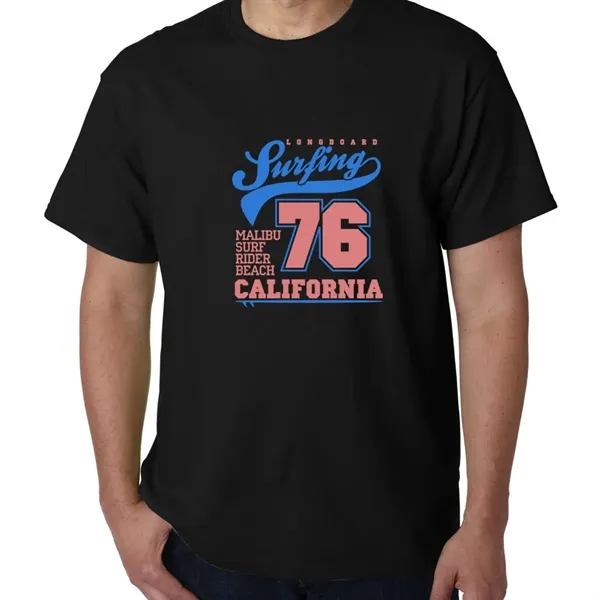 Unisex heavy cotton T-shirt with taped neck and shoulders.... from ASI 39552 BEL Promo