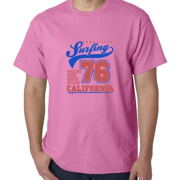 Unisex heavy cotton T-shirt with taped neck and shoulders.... from ASI 39552 BEL Promo