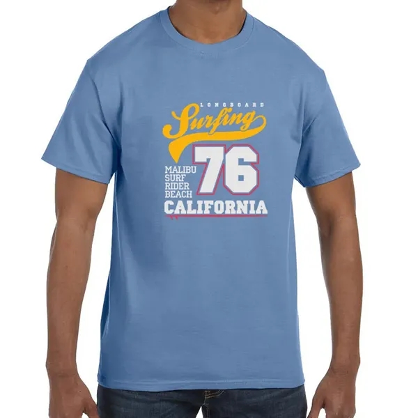 Unisex heavy cotton T-shirt with taped neck and shoulders.... from ASI 39552 BEL Promo